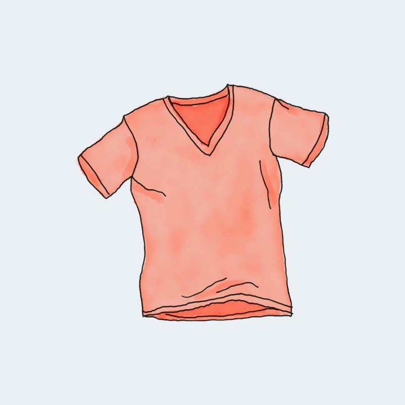 V-Neck T-Shirt: imagen 1